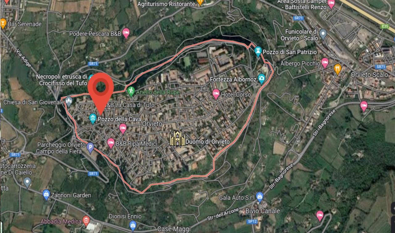 Elegante Loft A Orvieto Centro " Carvajal Rooms" المظهر الخارجي الصورة
